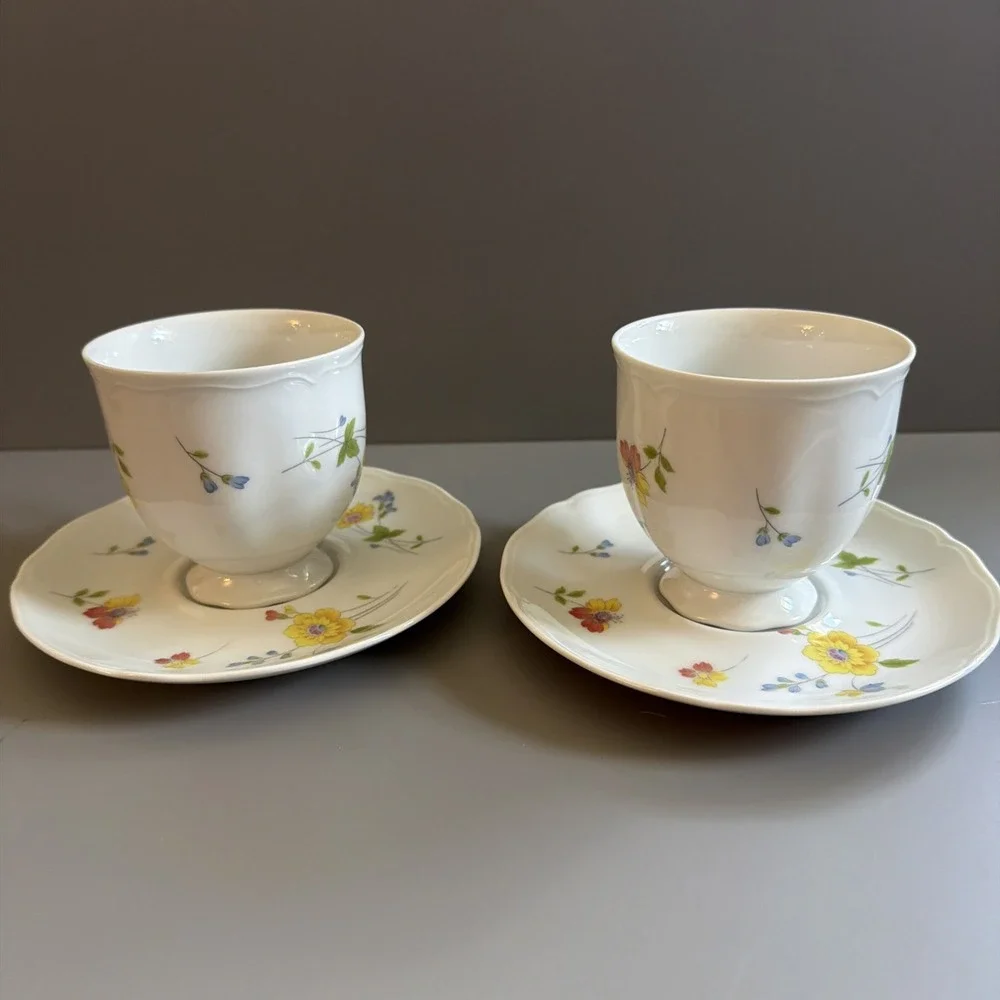 Set of 2 Vintage 1980s Rhythm China 